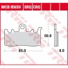 Plaquettes de frein AV route métal fritté TRW MCB856SRT