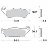 Plaquettes de frein AR metal fritté tout-terrain SBS 671SI 2