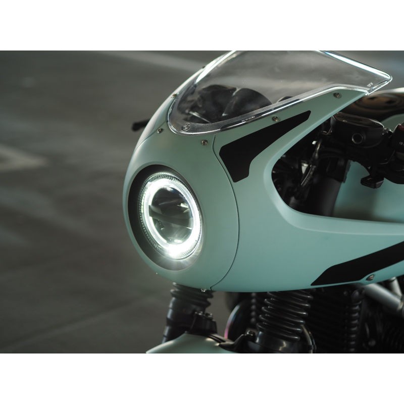 Petit phare LED avec carénage JVB Moto BMW R Nine T Racer 1