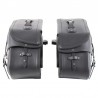 Sacoches cuir noir fixation C-BOW HEPCO&BECKER BUFFALO BMW R NineT (2x21L) 6