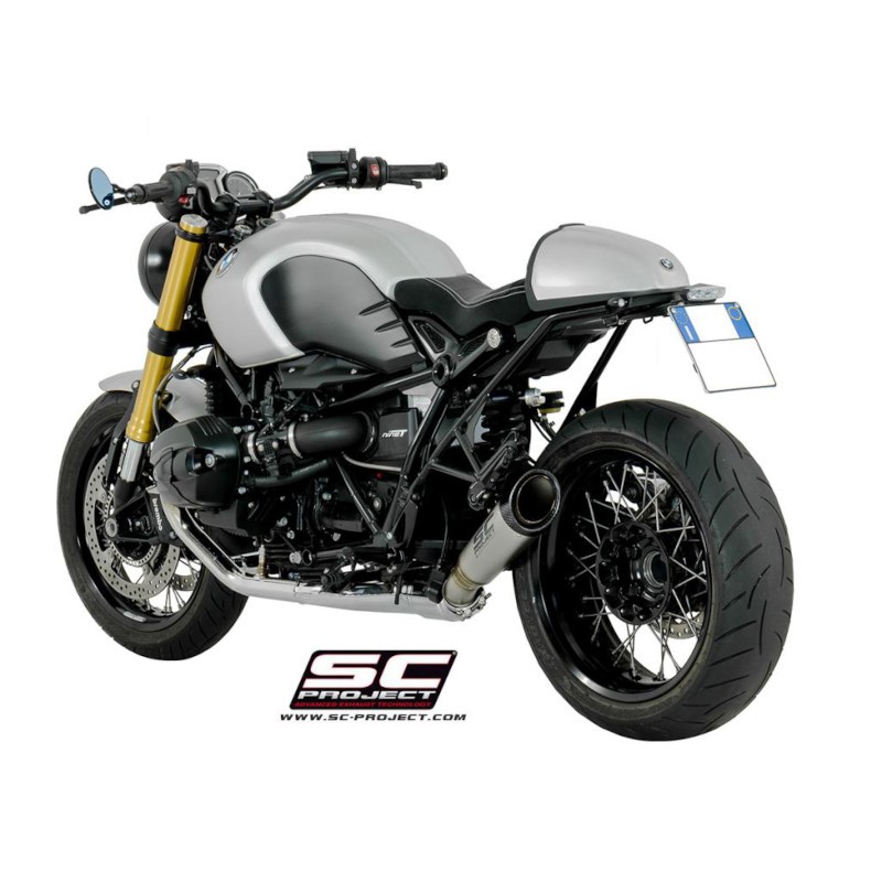 Silencieux Slip-On titane SC PROJECT S1 BMW R NineT (jusqu'à 2020) 1