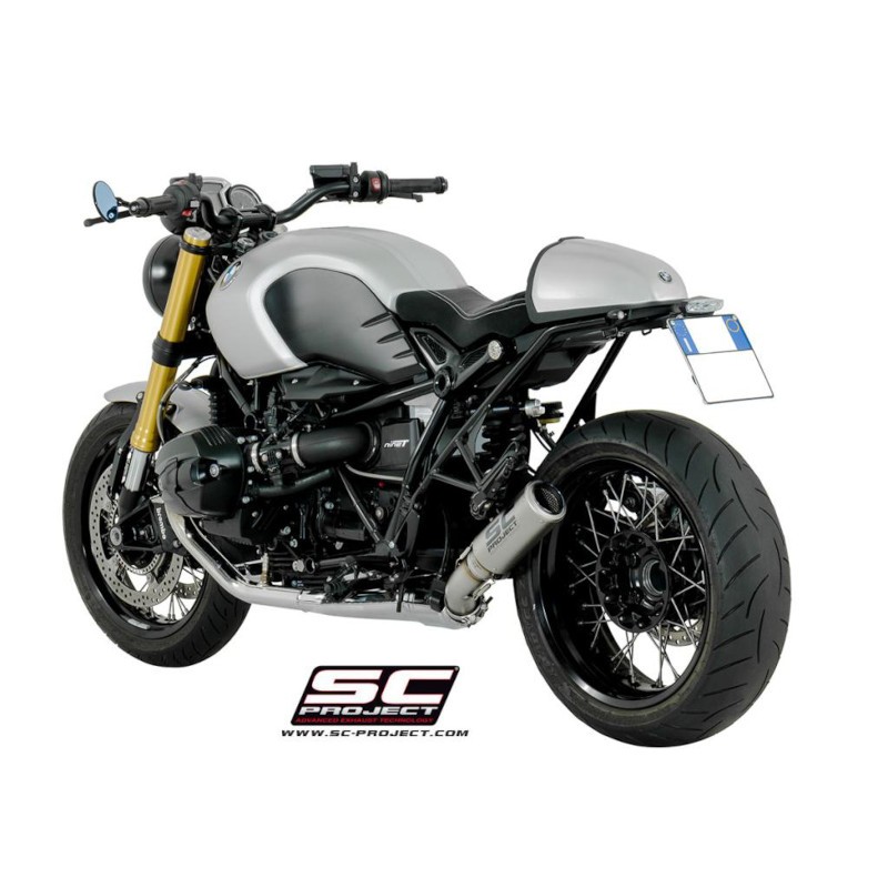 Silencieux Slip-On titane SC PROJECT CR-T BMW R NineT (jusqu'à 2020) 1