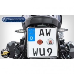 Support de plaque Sport avec feu arrière Stripe Wunderlich Nine T