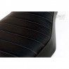 Selle cuir noir Unit Garage 1601Black pour BMW R Nine T couture