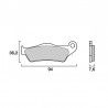 Plaquettes de frein AR Brembo 07BB04SP image 2