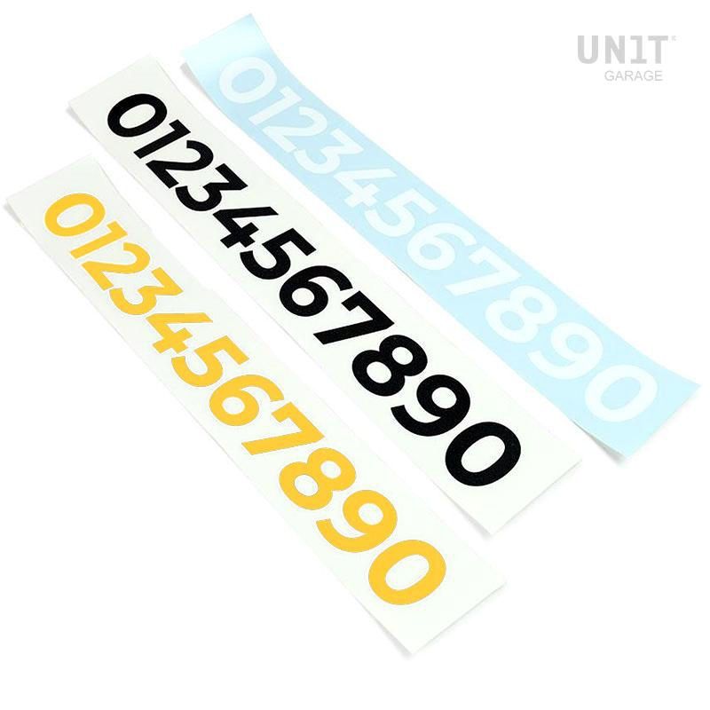 Stickers numéros Unit Garage BMW NineT