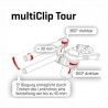Demi-guidons bracelets MultiClip Touring pour BMW NineT