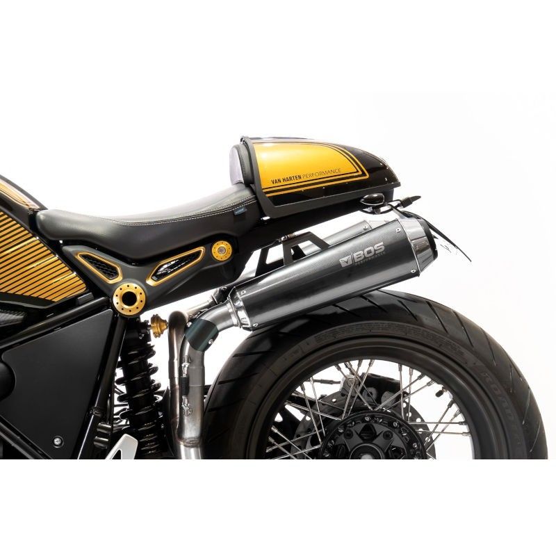 Silencieux SSEC GT slip-on 2 en 2 Carbon Steel pour NineT