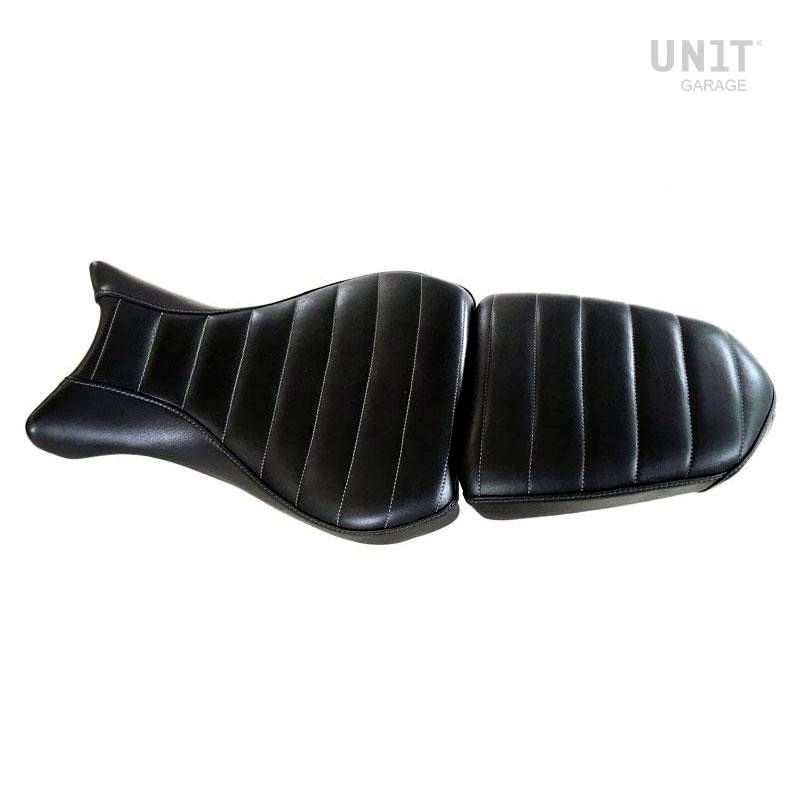 Housse de selle NineT en cuir noir Unit Garage