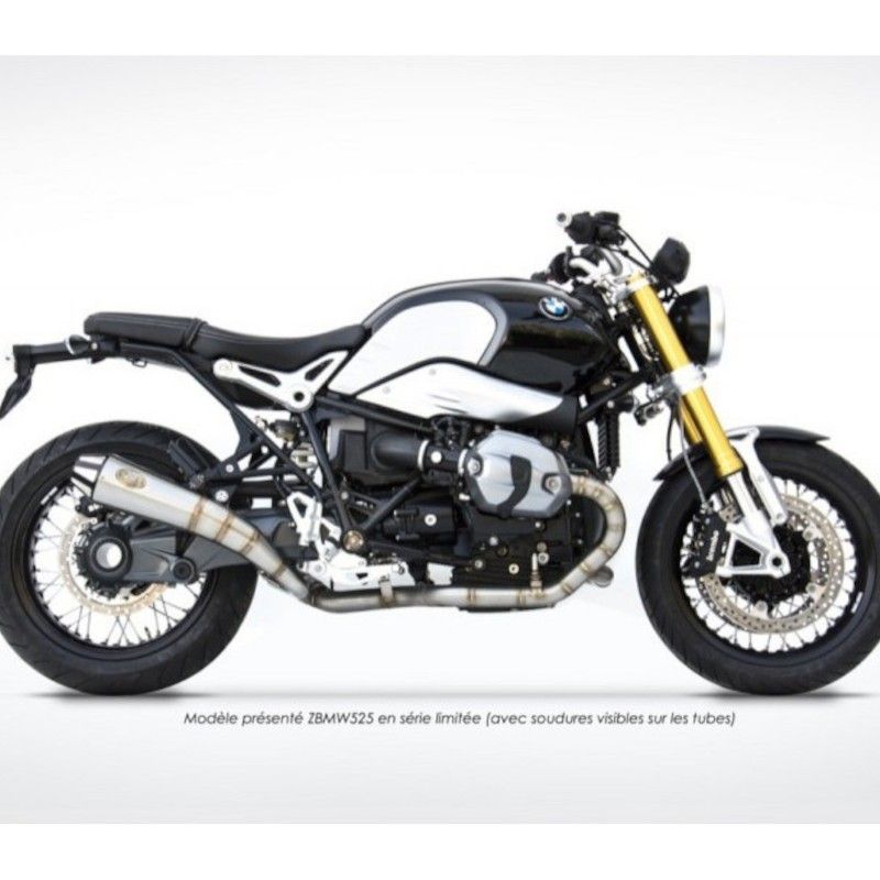 Collecteur décatalysé Zard Exhausts ZBMW525SCR pour NineT Collecteur décatalysé Zard Exhausts ZBMW525SCR pour NineT