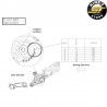 Commandes reculées aluminium Gilles Tooling BMW RnineT Euro4