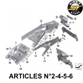 Support de plaque et feu arrière d'origine BMW R NineT