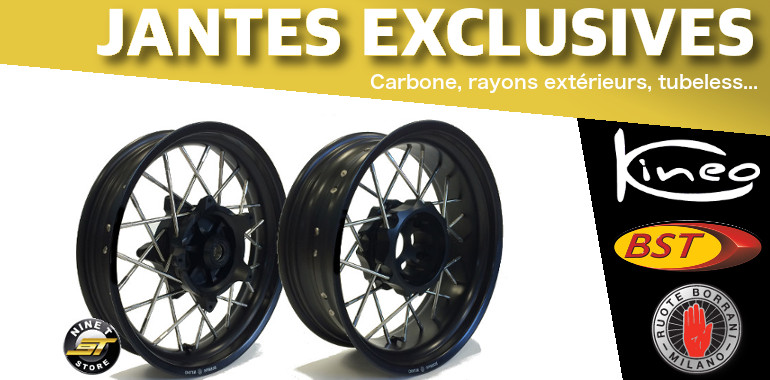 Jantes Kineo, BST, Borrani Nine T