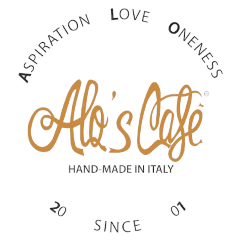 Logo Alo's Cafe Aspiration Love Oneness Nine T Store